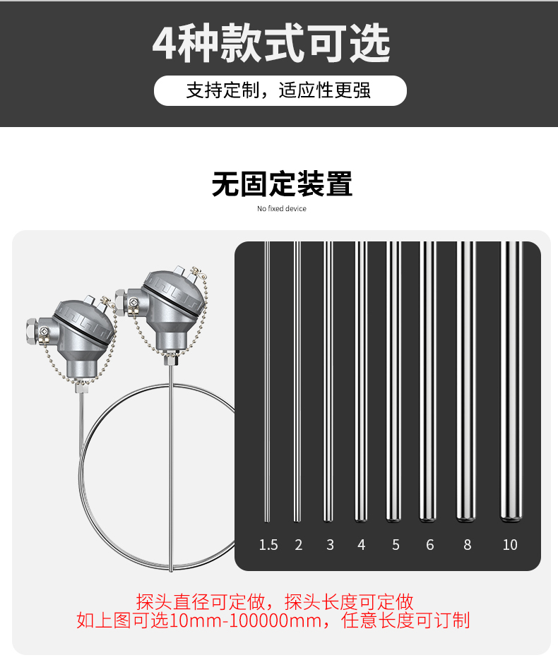 鎧裝熱電偶-阻10_http://www.jscshy.cn_溫度儀表_第7張